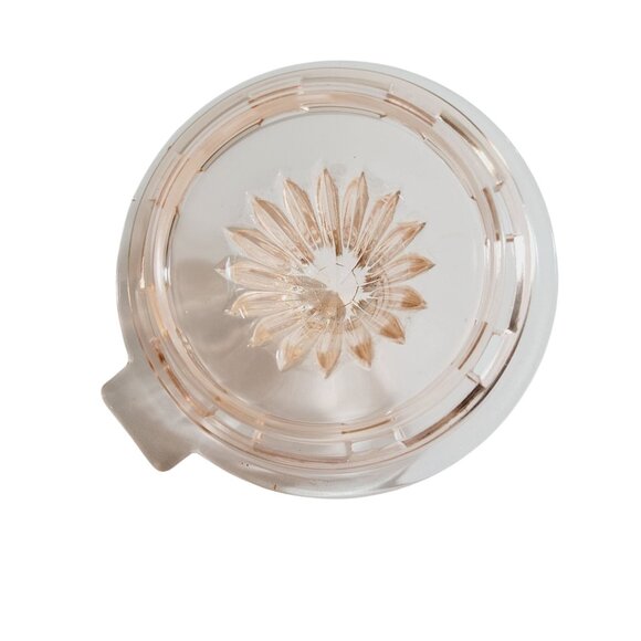 Vintage Pink Depression Glass Reamer Juicer Hazel Atlas Farmhouse Kitchen - Picture 5 of 9